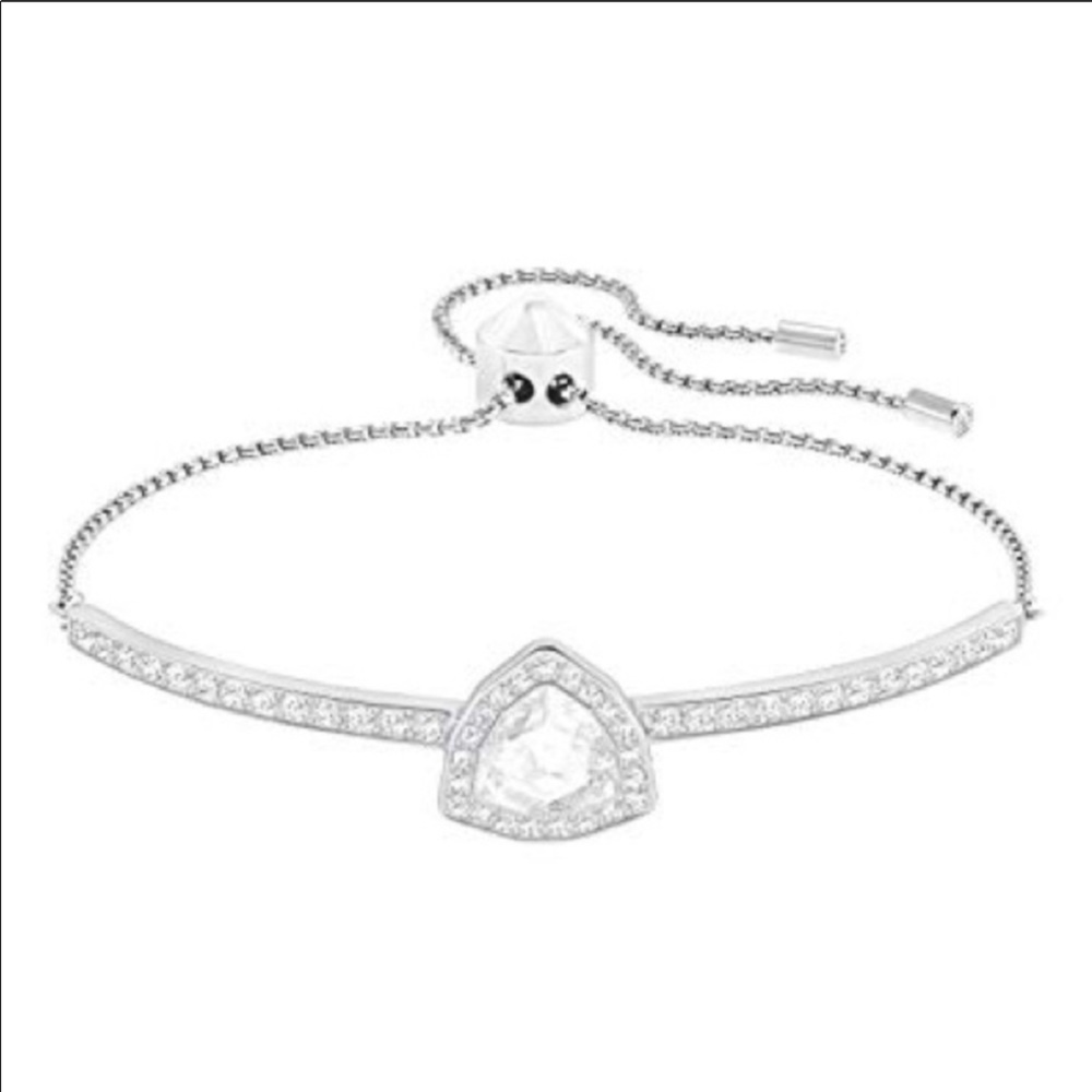 Swarovski Crystal Triangle Adjustable Bracelet.